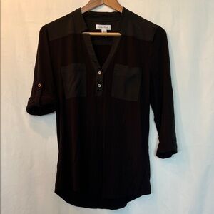 Calvin Klein Men's Dark Button Down Shirt
